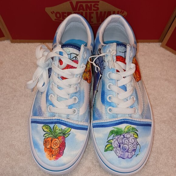 Vans Men's 3.5/Women's 5 One Piece x Old Skool 'Devil Fruit' VN0007NT7WM - Picture 10 of 13